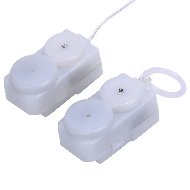 1 pièces bricolage en peluche jouet accessoires en plastique bébé tirant queue anneau outil Micro Vibration mouvement jouet tirer chaîne vibrateur