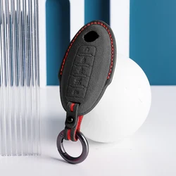 5 Button Car Key Case Cover Shell For Nissan Patrol Y62 Altima Maxima Remote Keychain Accessories