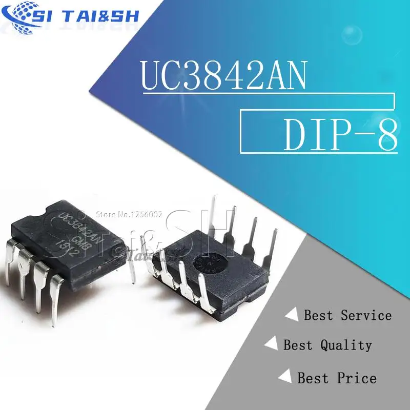 10PCS UC3842AN DIP8… - image