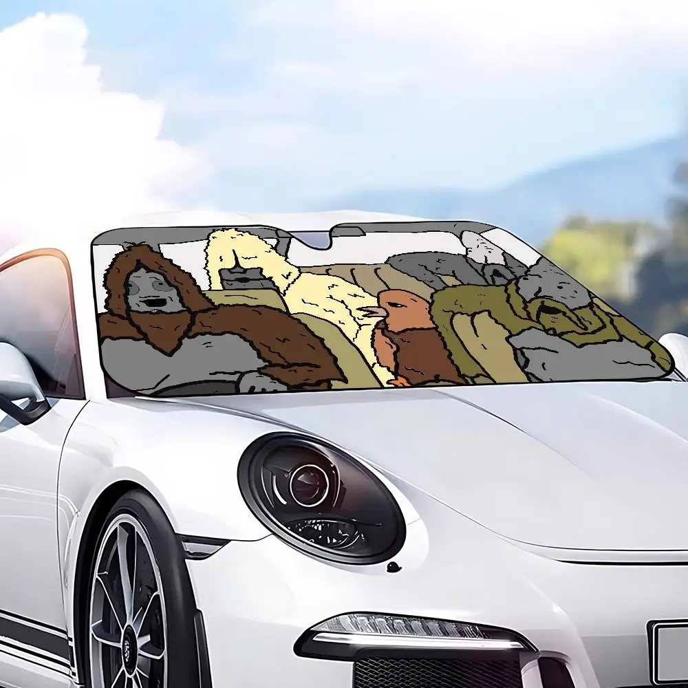 H-The Big Lez ShowS مظلة السيارات الستائر 130x70 سنتيمتر مظلة السيارات غطاء الزجاج الأمامي UV حماية السيارات قناع اكسسوارات للسيارات #4