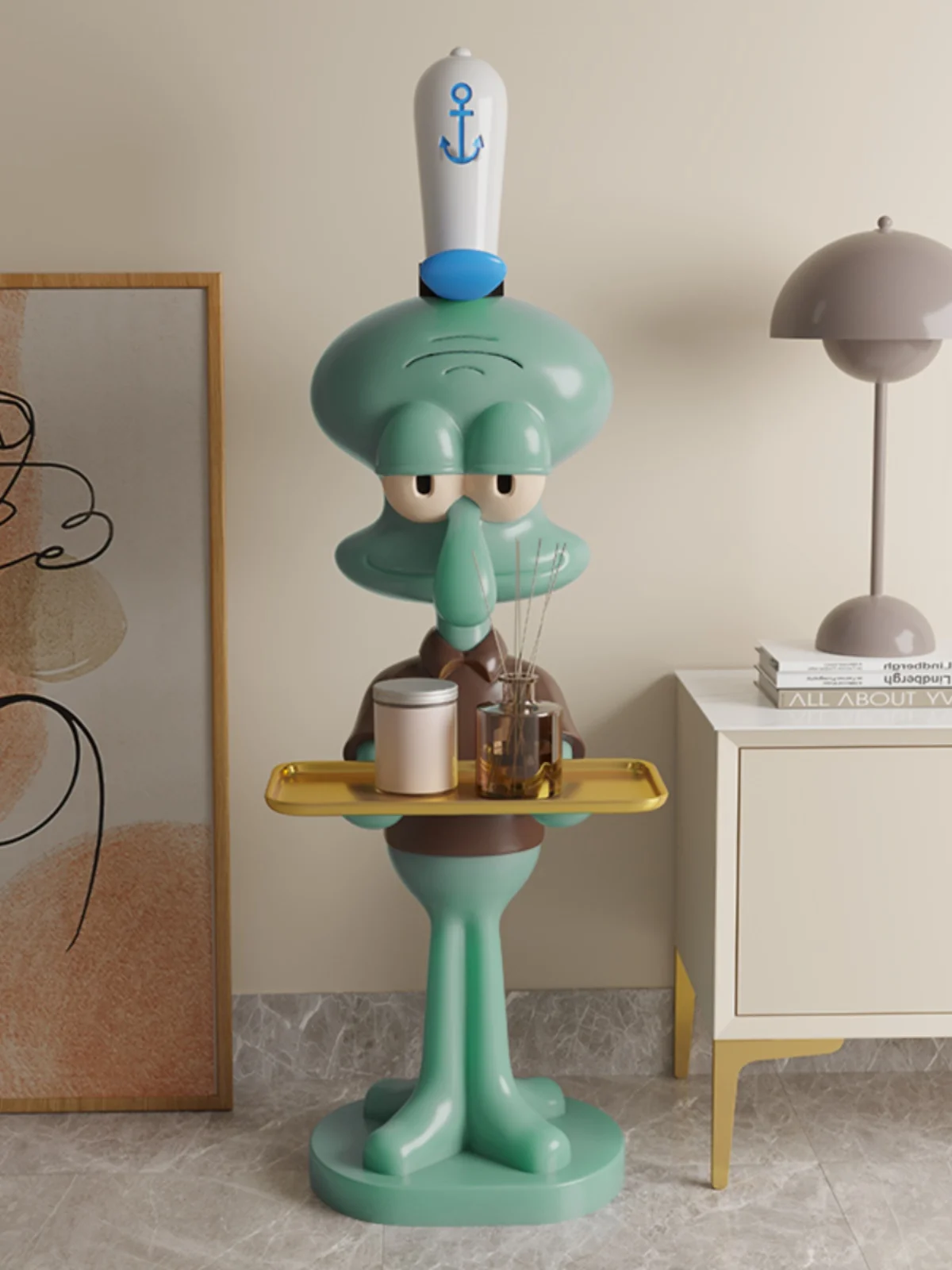 Big Squidward Tray Over The Door Children's Floor Shelving Decorative Moving Gifts