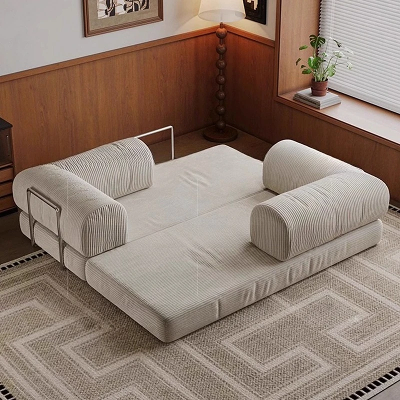 Lazy sofa bed small apartment fully removable and washable corduroy module sofa