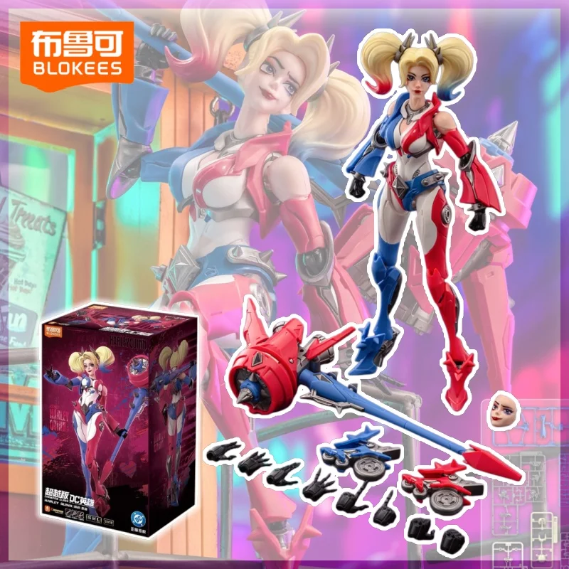 Blokees New Dc Heroes Beyond Harley Quinn Assembly Building Blocks Action Figure 1 12 Scale Model Collection Gift For Collector