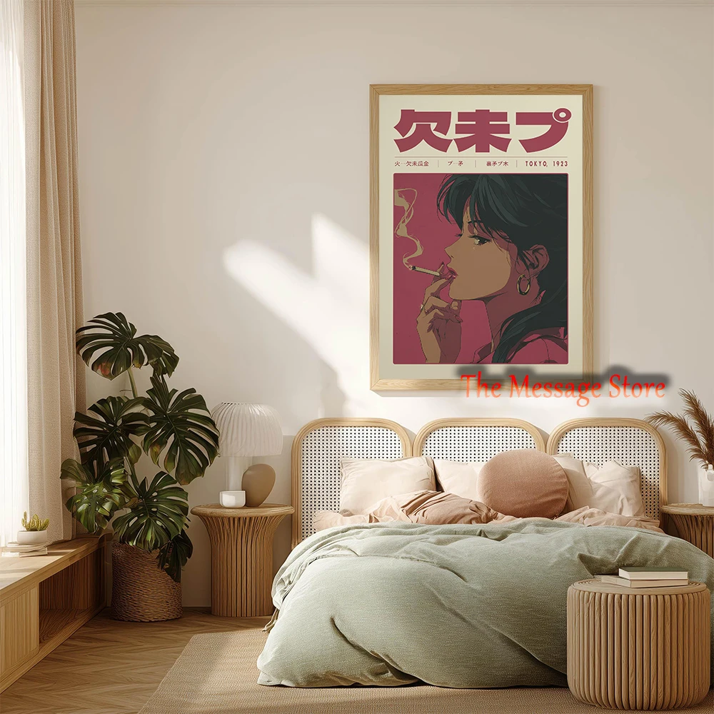 لوحة فنية جدارية يابانية بتصمي - مراجعة Japanese Tokyo Lifestyle وسعره