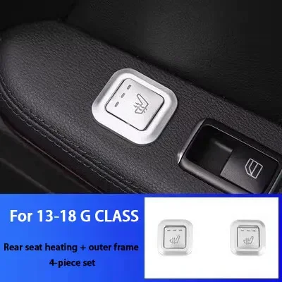 For Mercedes Benz G Class W463 2013-2018 Car Interior Air Conditioning CD Panel Door Window Switch Button Trim Cover Sticker