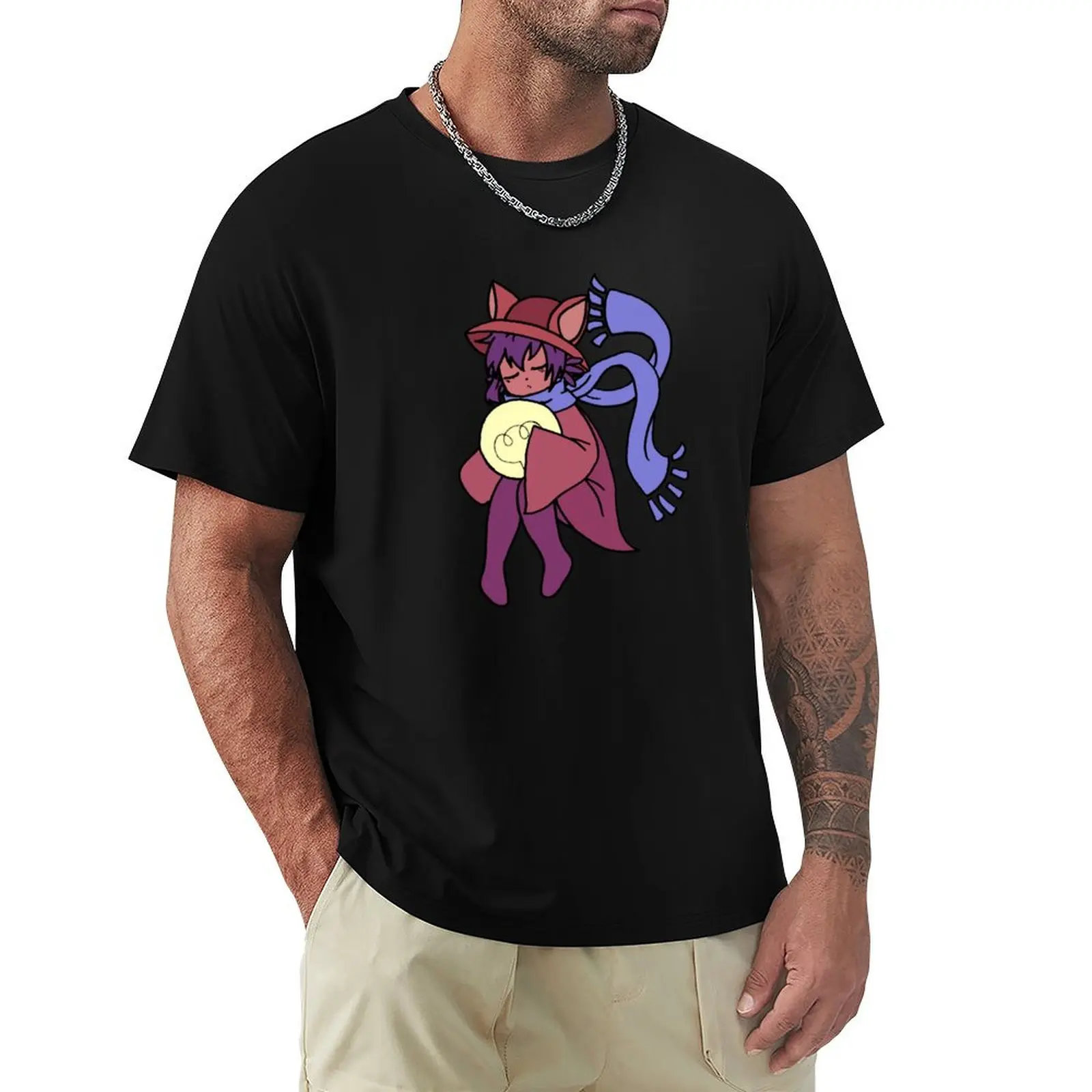 OneShot Niko Sleeping (redraw- color) T-Shirt t shirt for man 100 percent cotton T-Shirt