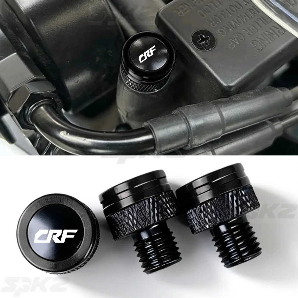 Для мотоциклов HONDA CRF300L, CRF250L, CRF 230, 450L, CRF250F, 250, 450 R/X, 300L: винты M10*1.25, заглушки для отверстий зеркал, крышки, изготовленные на станке с ЧПУ.