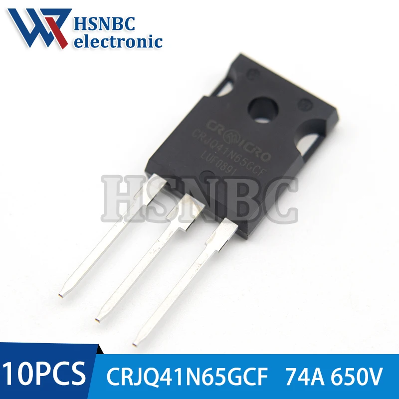 

10Pcs/Lot CRJQ41N65GCF 41N65 TO-247 74A 650V N-channel Power MOSFET Transistor 100% New Original