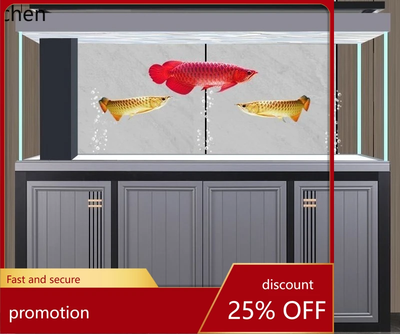 

CZ Filter Tank Integrated Fish Tank Living Room Large Floor-standing Household Ultra-clear Tank Filter Circulation Landscaping