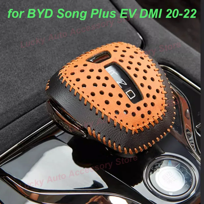 

Car Central Gear Shift Knob Collars Cover for BYD Song Plus DMI EV 2020-2022 Non-slip Wear-resistant Interior Accessories