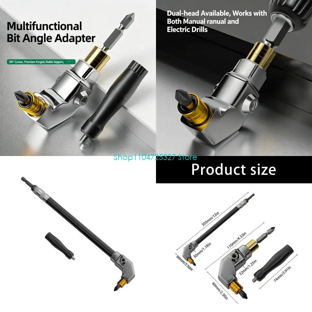 

D8KF Переходник для прямоугольной дрели Инструмент на 90 градусов для использования в ограниченных пространствах Большинство