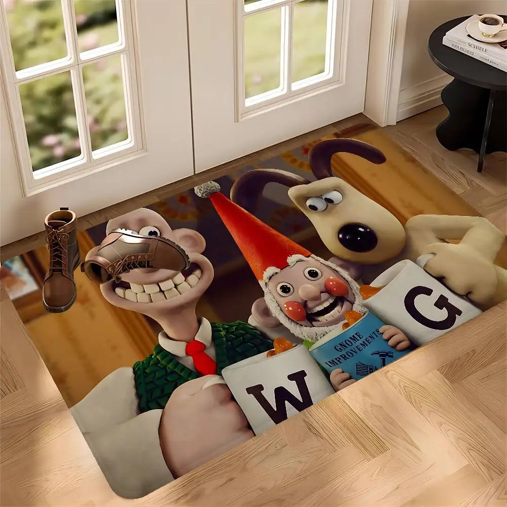 Wallace And G-GromitS Dog Floor Mat Cheaper Anti-slip Modern Living Room Balcony Printed Bedside Mats