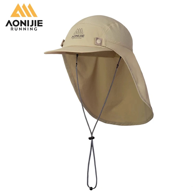 AONIJIE E4625 Sports Caps Men Women Summer Outdoor Sun Hat Removable Shawl Hunting Climbing Hiking Hat Sun Protection Cap