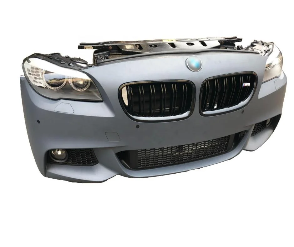 Classic Bestselling 5 Series F10 F11 F18 LCI Front Part Head Tip Assembly Surrounded Medium Mesh Grille Front Face for