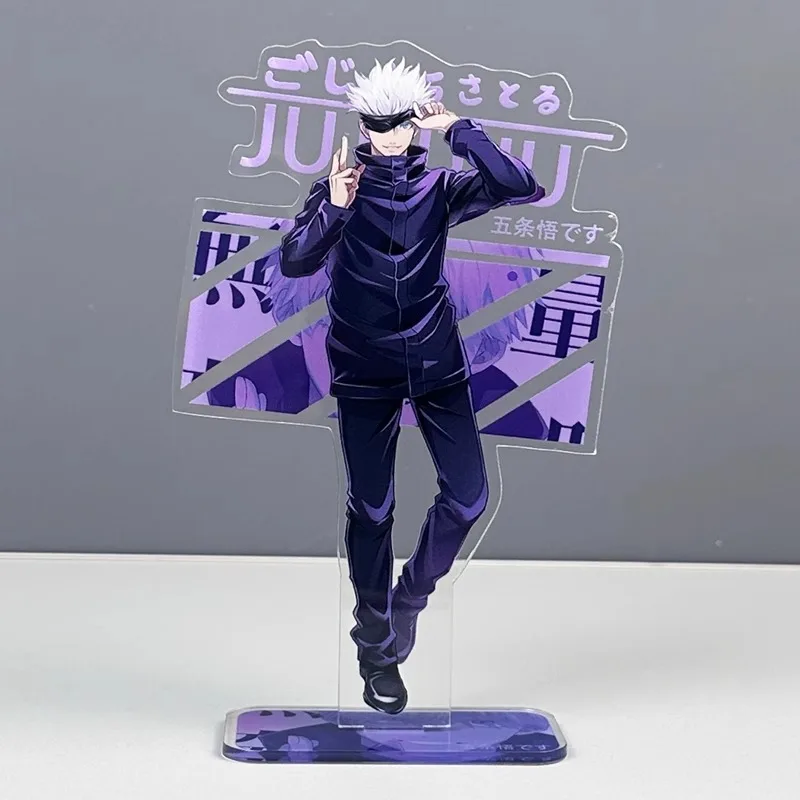 Anime Character Acrylic Stand Figure Desk Ornament, Two-layer Design Collectible Decor Gift for Fans