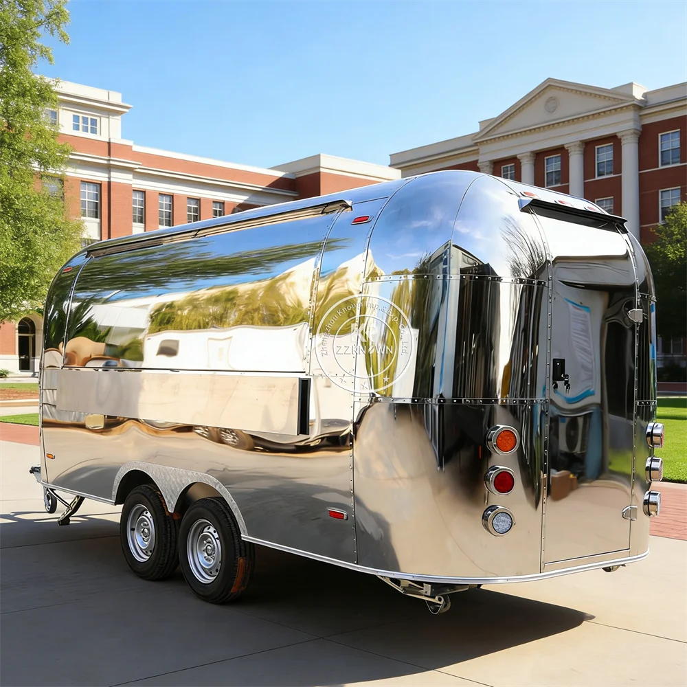 Bbq Food Truck Cart Pizza Burger Ice Cream Coffee Custom Food Trailer Street Premium Burger Taco Truck Fully Equipped