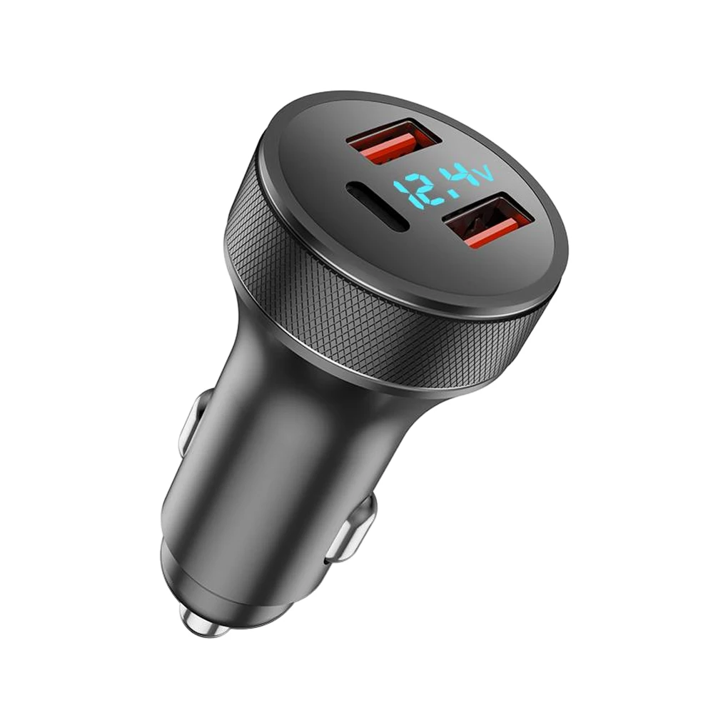 

Black Easy-to-install Car Recharger Adapter - Compact USB Car For Quick Charging Advanced Technology Usb Car Recharger