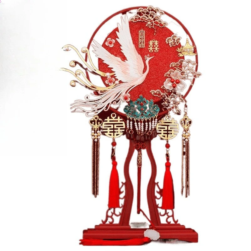 

Wedding group fan happy fan, handheld Xiuhe fan