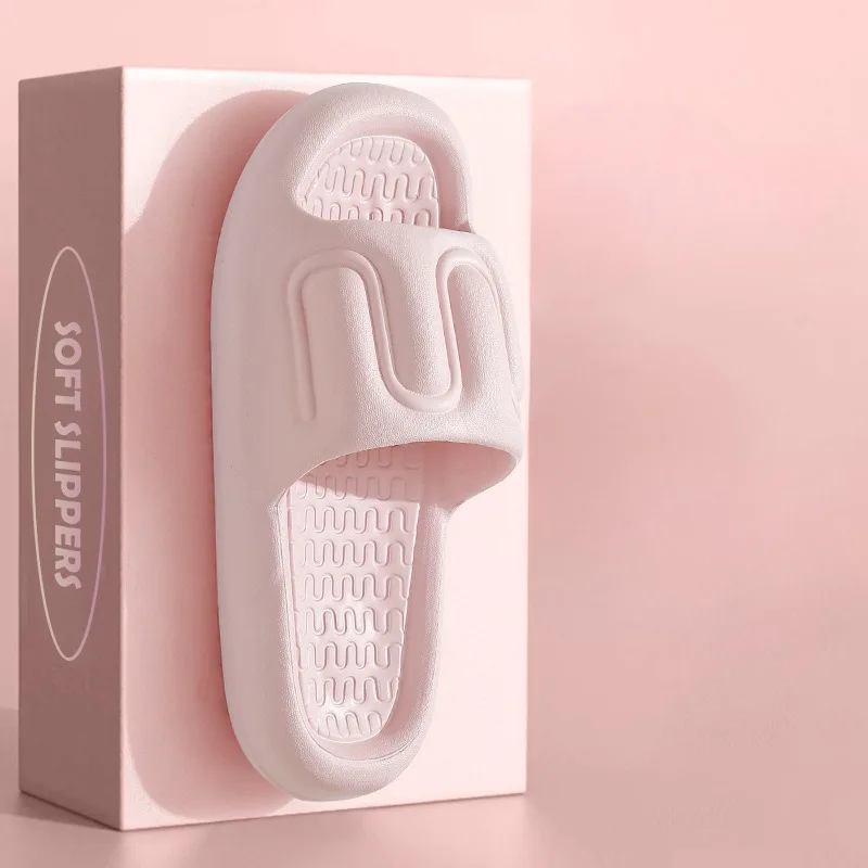 Summer Slim Eva Slippers for Women in Summer Wearing Shit and Thick Sole Bathing Anti-slip Men