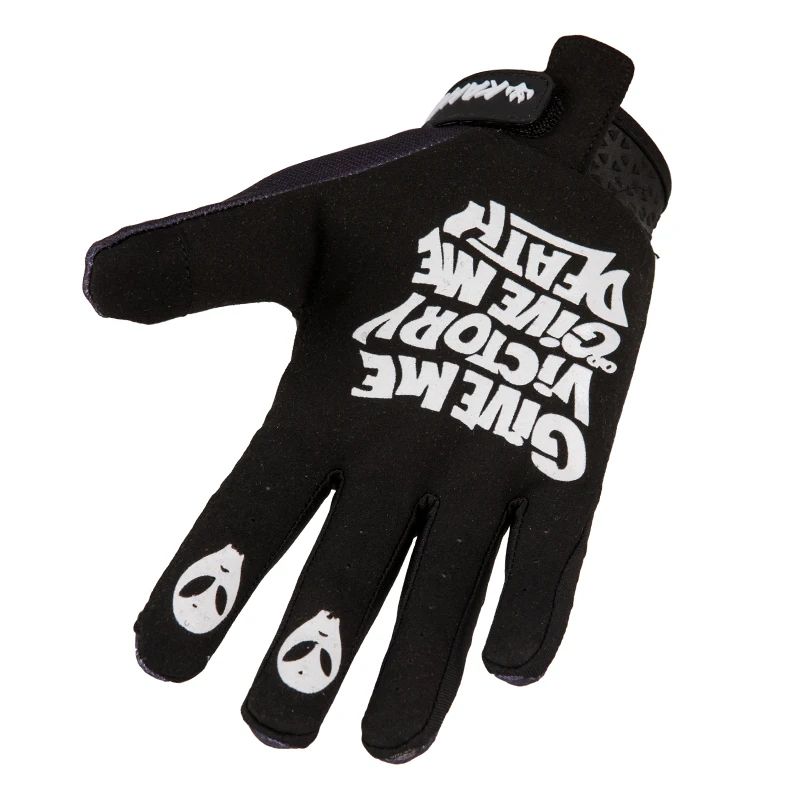 Luvas de esqueleto para motocicleta, motocross off road mx bmx mtb atv guantes moto bicicleta tela sensível ao toque luvas de ciclismo