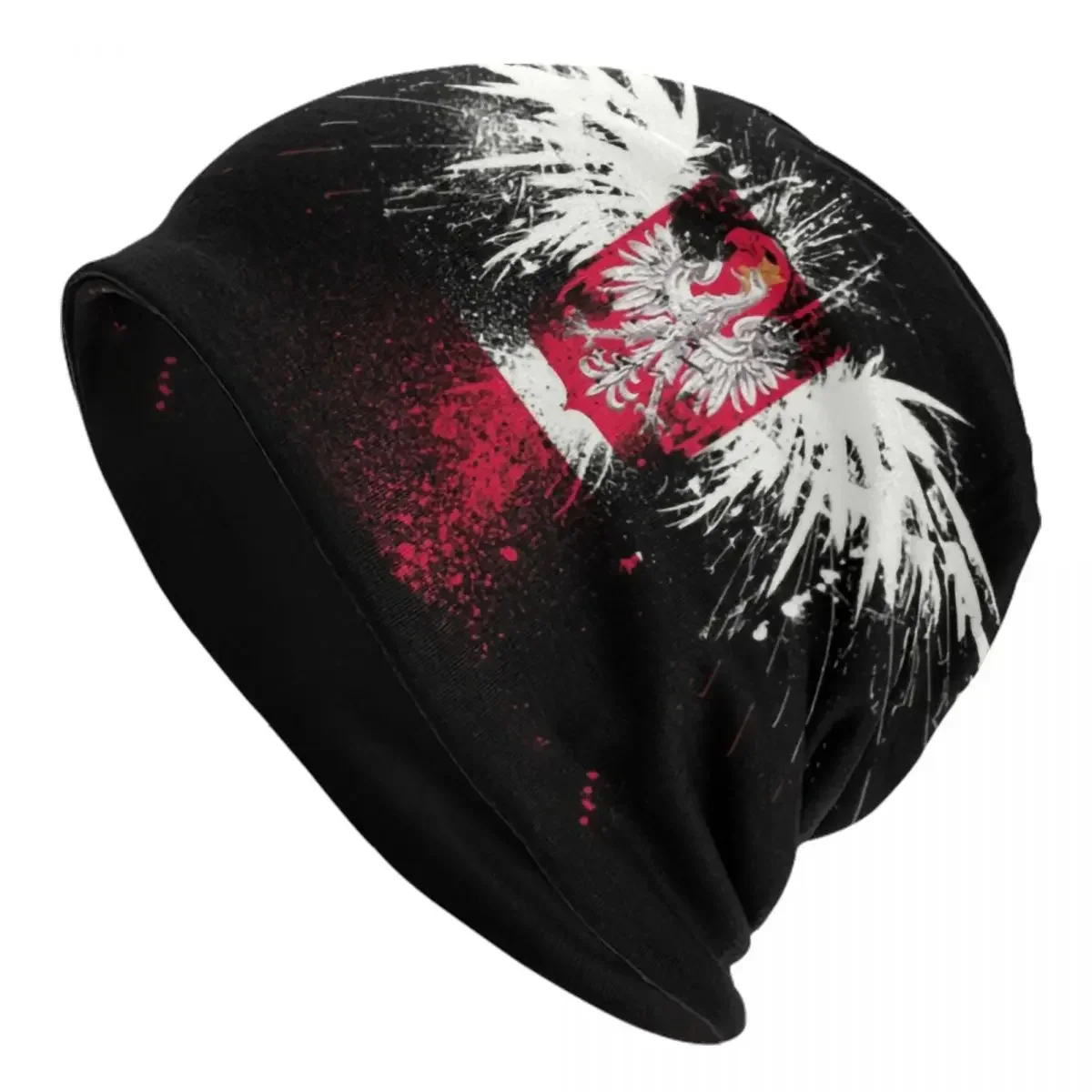 Flag Of Poland Polska Eagle Bonnet Hat Knitting Hat Men Women Cool Unisex Polish Patriotism Warm Winter Beanies Cap