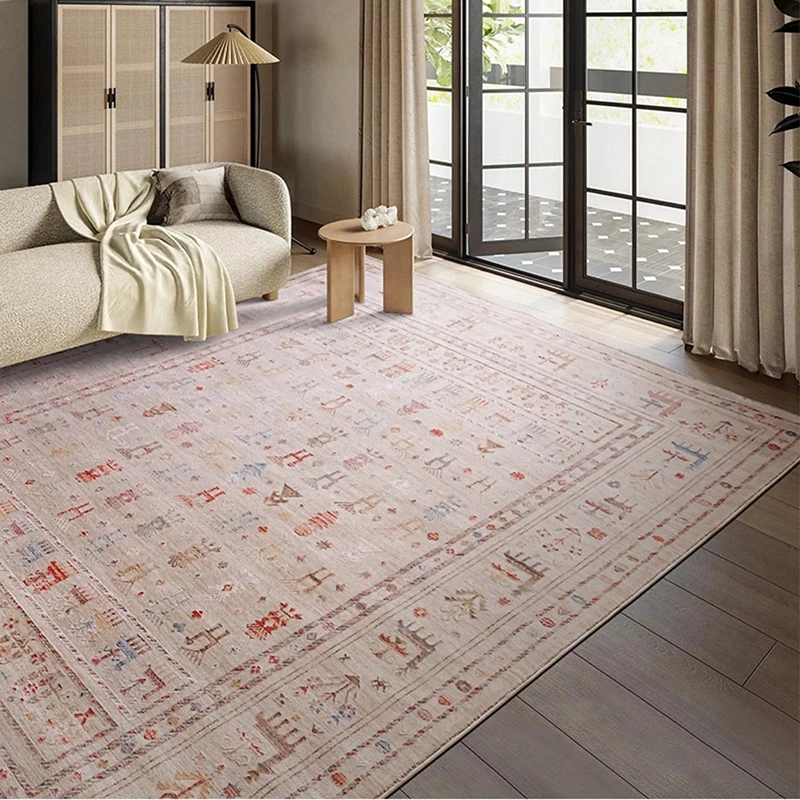 터키 스타일 거실 카펫 미국 페르시안 침실 러그 홈 고 - Home Textiles Turkey 리뷰 및 가격
