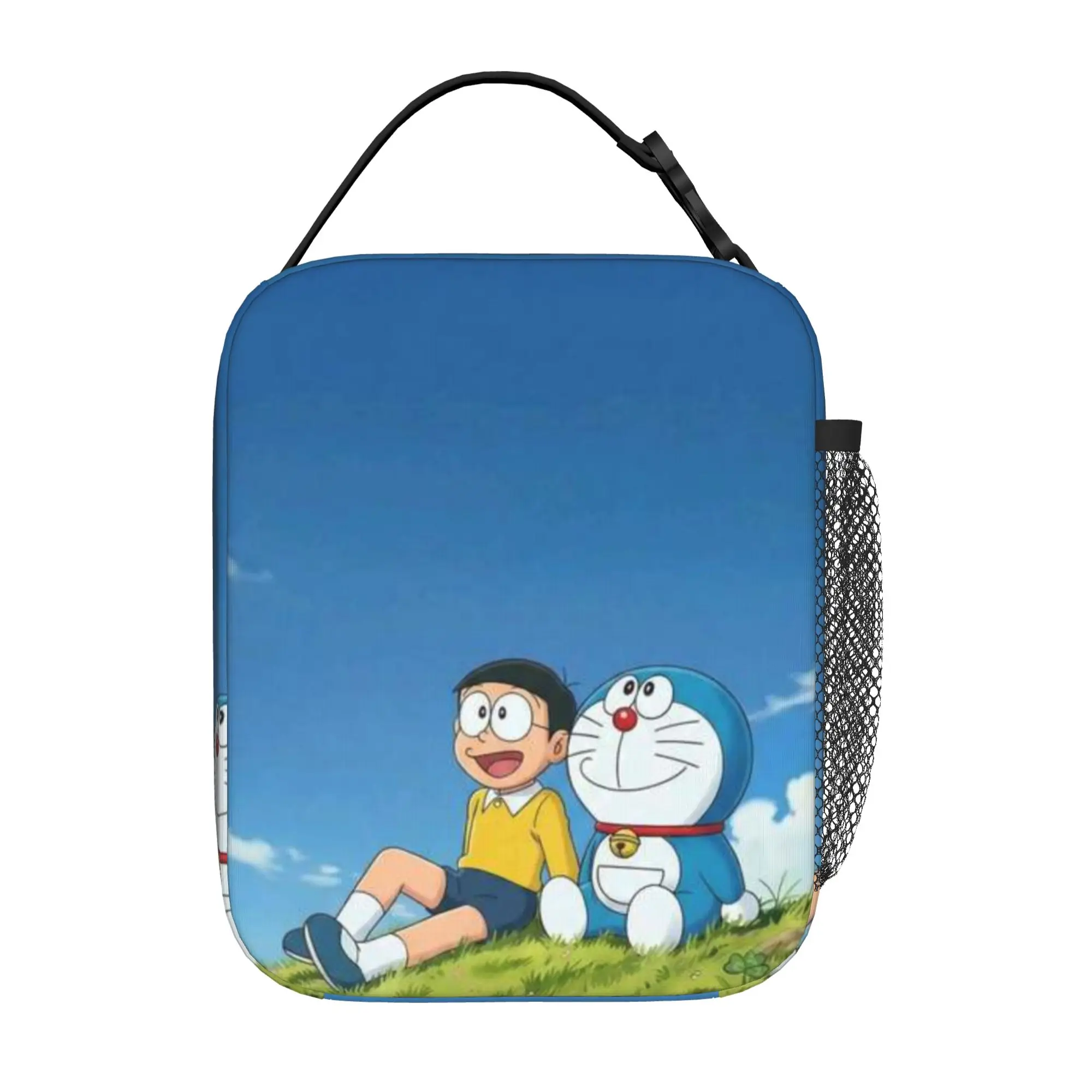 Back-to-School-Saison: Doraemon Lunchbox-Tasche „Future Friend“ – Kawaii, lässige, personalisierte, einfarbige Lunch-Tasche