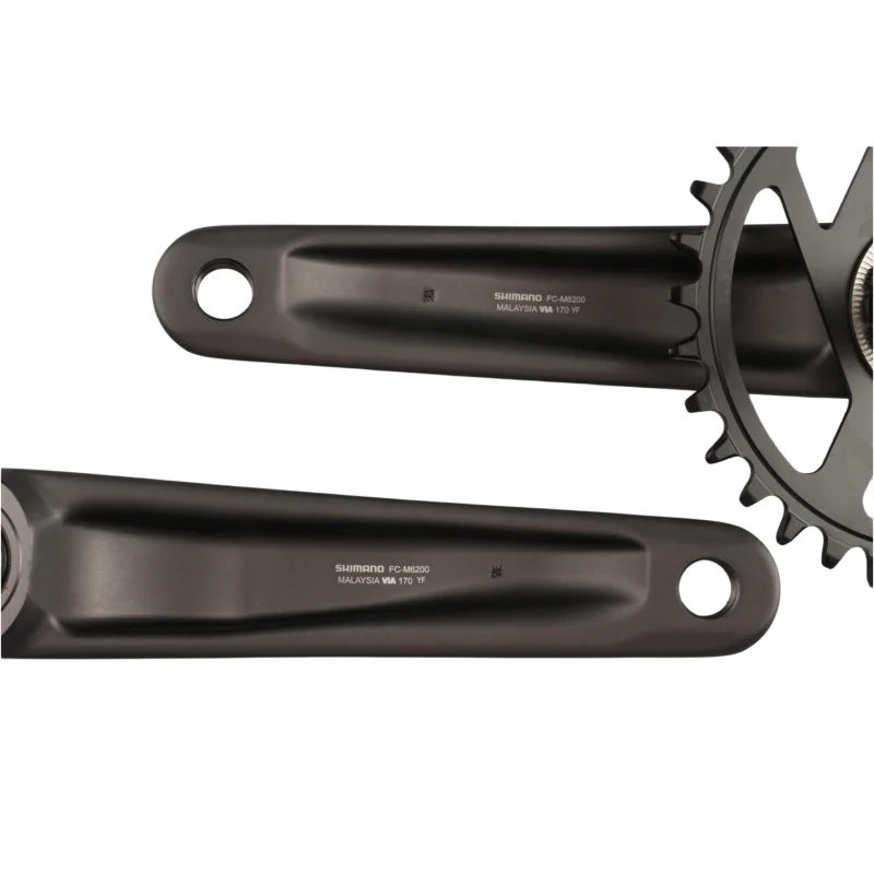 SHIMANO NEUE DEORE M6200 Kurbelgarnitur 1x12-fach 165mm 170mm 175mm 30T 32T Kettenblatt Fahrradteile Originalkurbel für MTB-Fahrrad – Detail 8