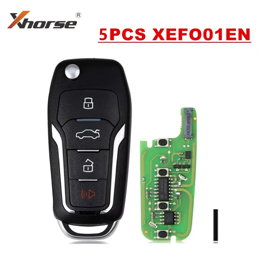 5pcs/lot Xhorse XEFO01EN VVDI Super Remote with XT27 XT27A Chip for VVDI2/VVDI MINI Key Tool/VVDI Key Tool Max