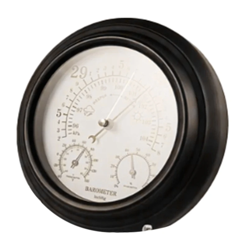 3 In 1 Barometer Thermometer Hygrometer Atmosferische Druk Temperatuurmeter Buiten Weerstation Vochtigheid Meter Duurzaam