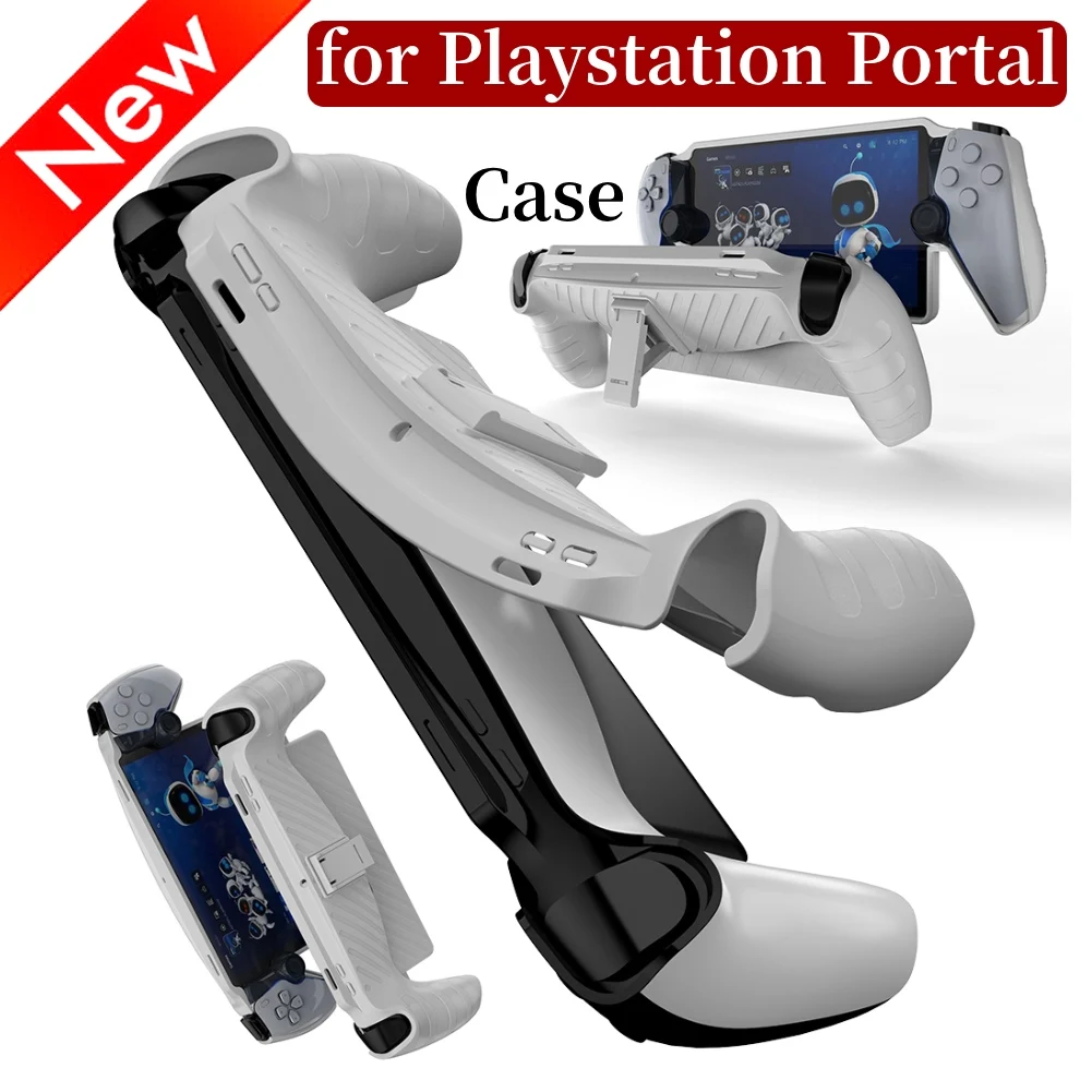 For Playstation Portal Gaming Console Controller Protector Cover Case with Stand TPU Sleeve Skin Game Machine Grip Shell Case