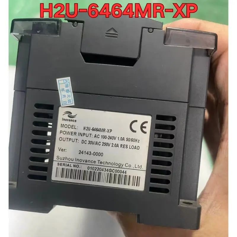 O teste da função do controlador PLC H2U-6464MR-XP de segunda mão é normal