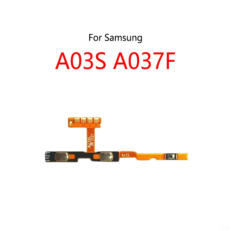 Power Button Switch Volume Mute Button On / Off Flex Cable For Samsung Galaxy A03S A037 A037F