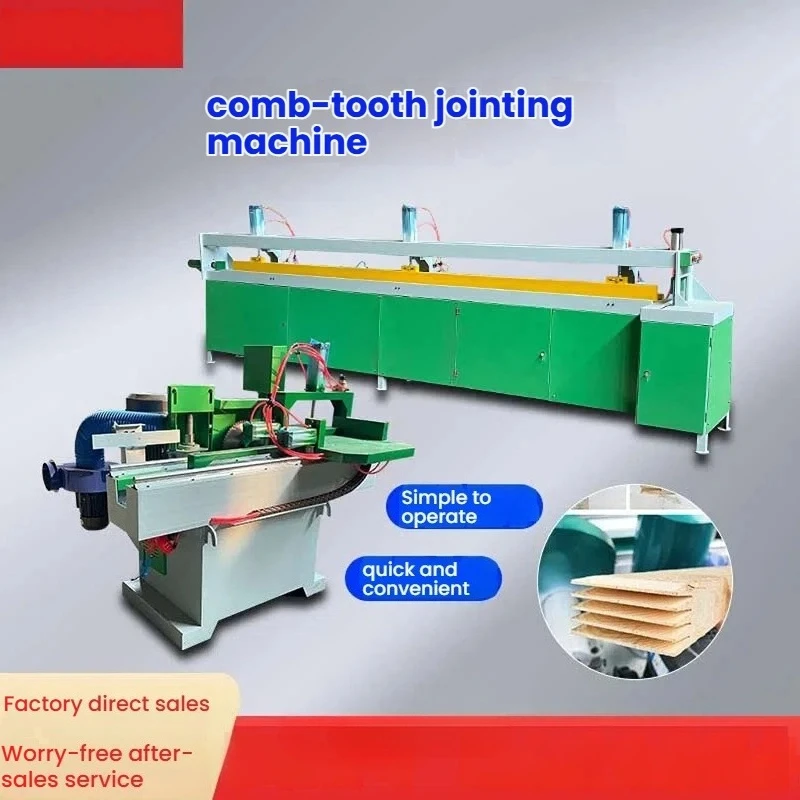 Electrical Power Source Spindle Shaper Tenoner Comb Jointer Semi-Auto Wood Block Finger Joint Machine