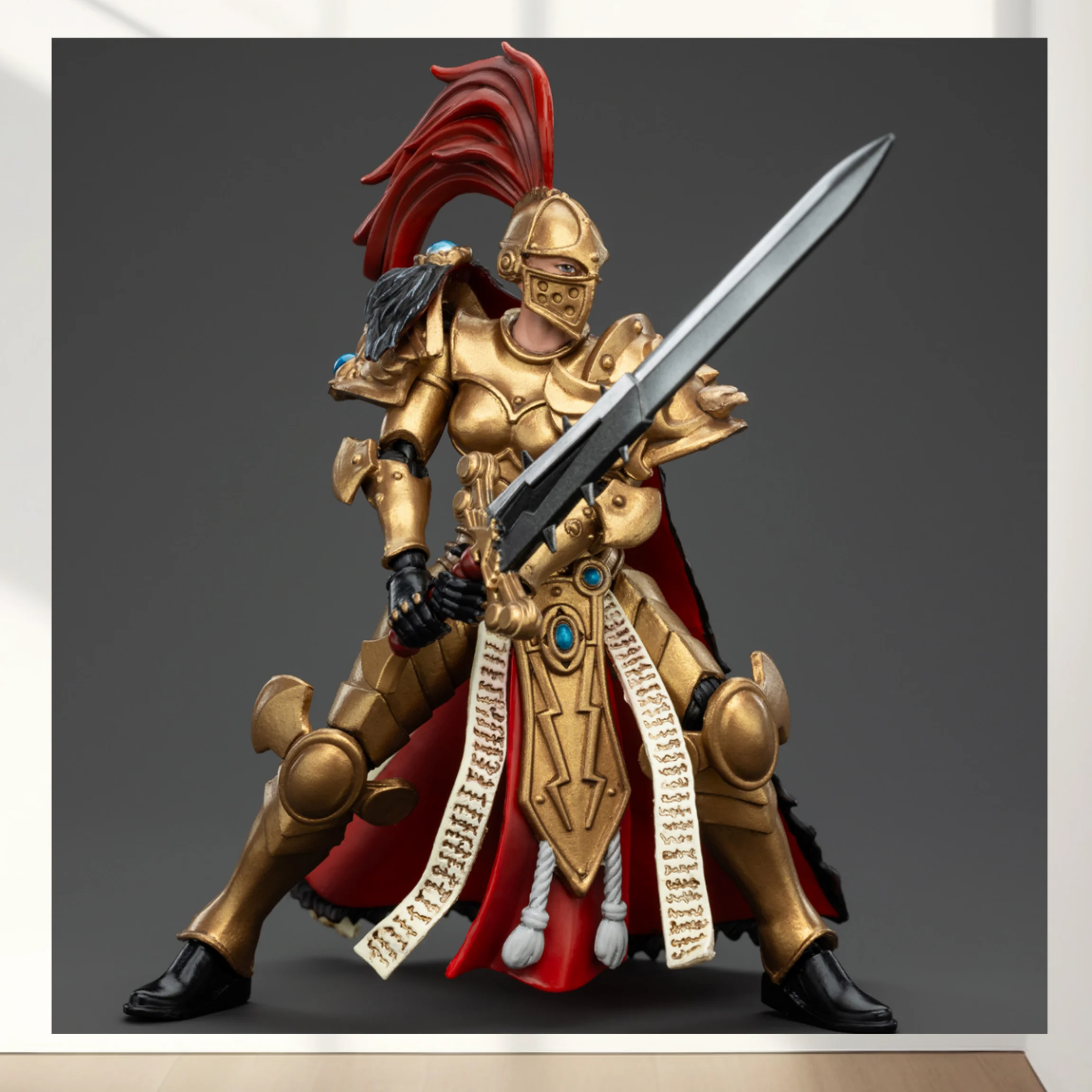 

[IN STOCK] JOYTOY Warhammer 40k 1/18 Action Figure Sisters of Silence White Falcons Vigilator Cadre Vigilator Mistres Model Toys
