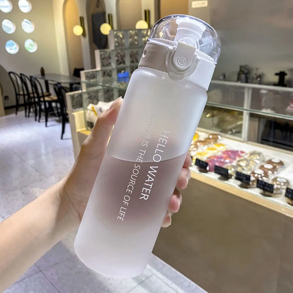 780ml Sports Water Bottle Portable Clear Drinking Cup Food Degree Plastics Drinking Bottle Leakproof Gym Travel Water Bottle