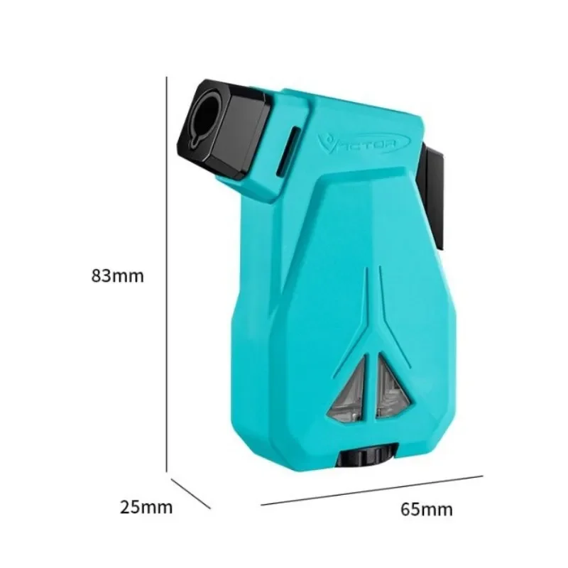 Windproof Inflatable Lighter, Trendy And Cool Spray Gun Lighter, Windproof Blue Flame, Portable Cigar Lighter Men\'S Smoking Gift