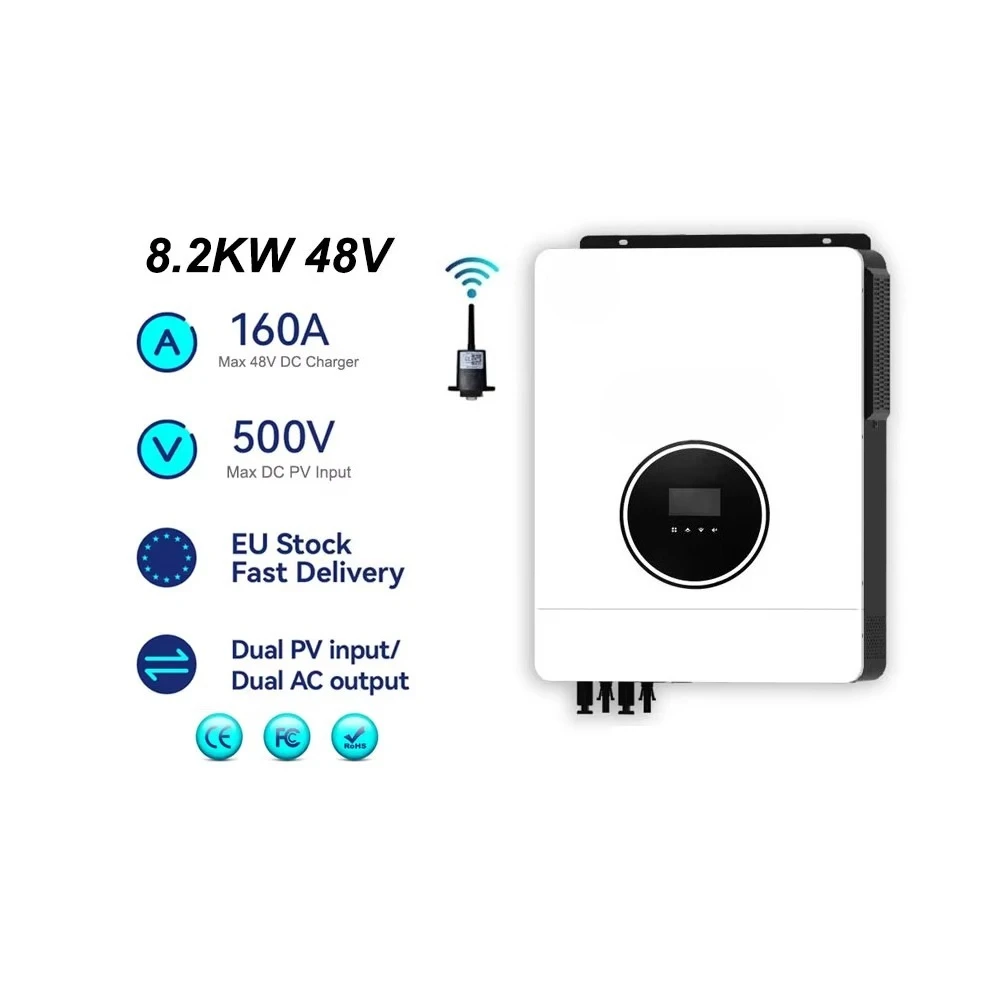

GOOTU Single Phase 230VAC Solar Inverter 160A MPPT 10.2KW on Off Grid All in One Inverter