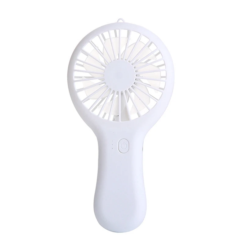 Mini Ventilador de Mão com Base, Carregamento Portátil USB, Pequeno, Conveniente, Catapulta, Bolso, Mão, Ao ar livre