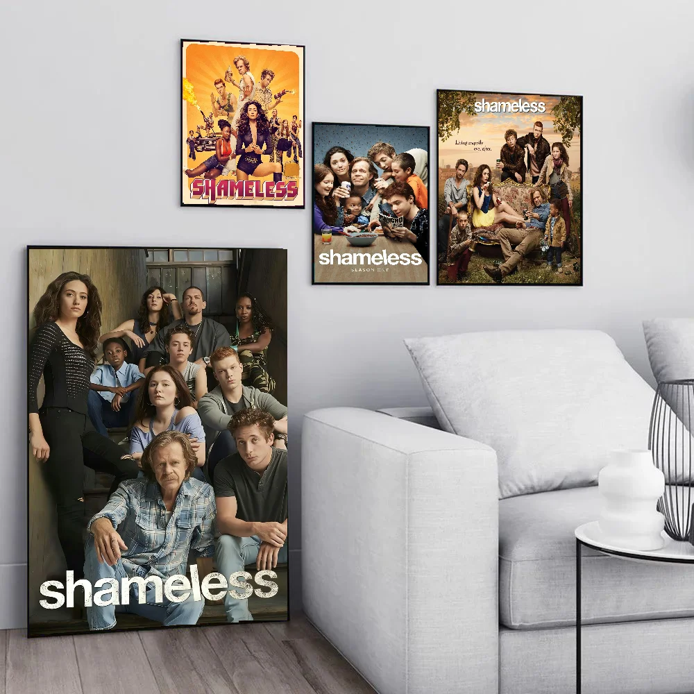 1pc Tv Series Shameless Movie Classic  Poster Paper Print Home Living Room Bedroom Entrance Bar Cafe Art Painting Decoration