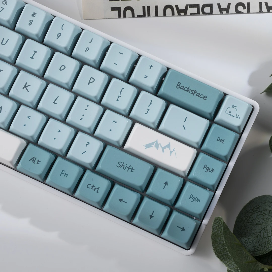 

Iceberg keycap MDA height pbt material sublimation adaptation 104/100/98/87/82/68/61