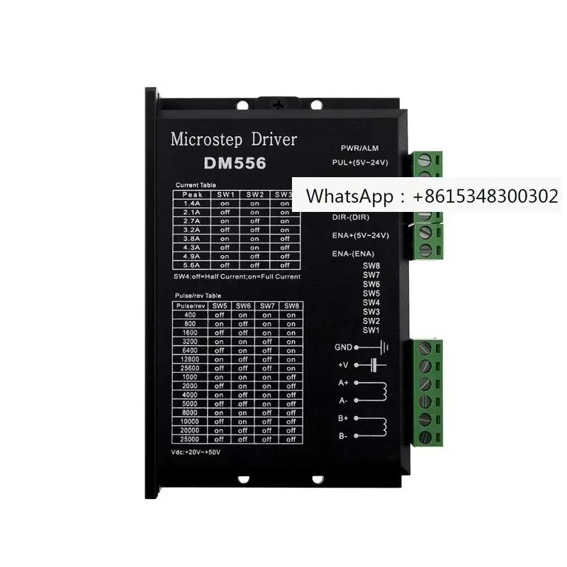 Digital 57/86 stepper motor driver 128 subdivision DM556 replaces M542/2M54/TB6600