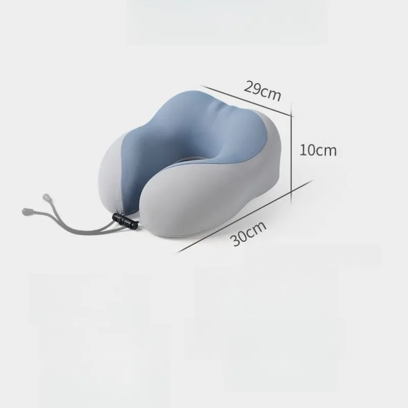 1 قطعة رغوة الذاكرة على شكل حرف U وسادة السفر في الهواء الطلق الترفيه الرقبة وسادة مريحة النوم المعونة وسادة عنق الرحم مع صندوق تخزين #4