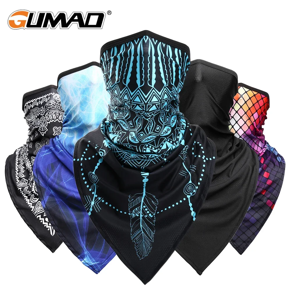 

Men Girl Mask Sports Paisley Bandana Wrap Triangle Face Ski Tube Scarf Fishing Running Hunting Hiking Neck Gaiter Cover Headband