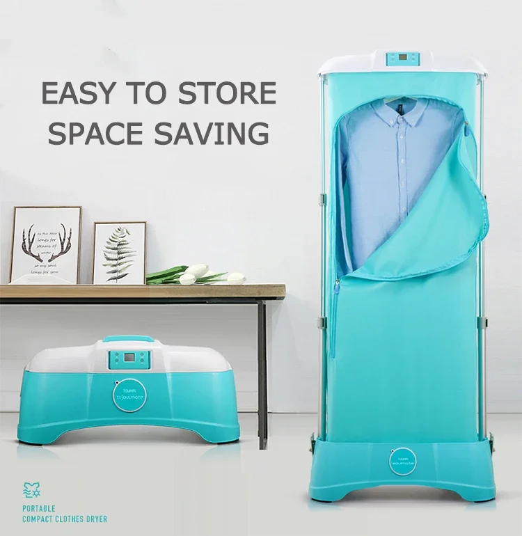 Hot selling factory lines waterproof cloth automatic electric  room home use stand dryer for clothes