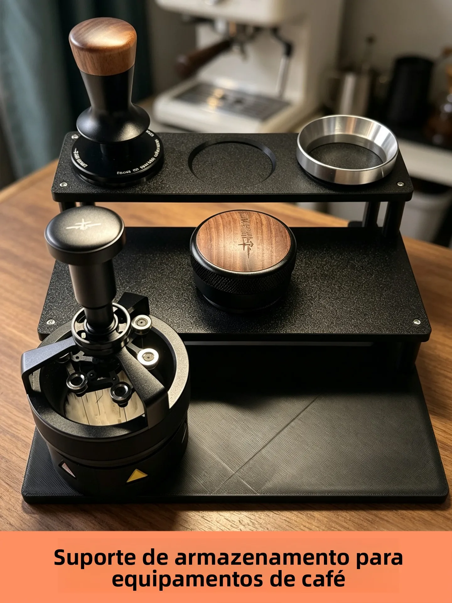 多機能コーヒーマシンスタンドパウダーハンマー布粉グラインダーデスクトップオーガナイザー収納ラックシンプルスタイルホームオーガナイザーツール