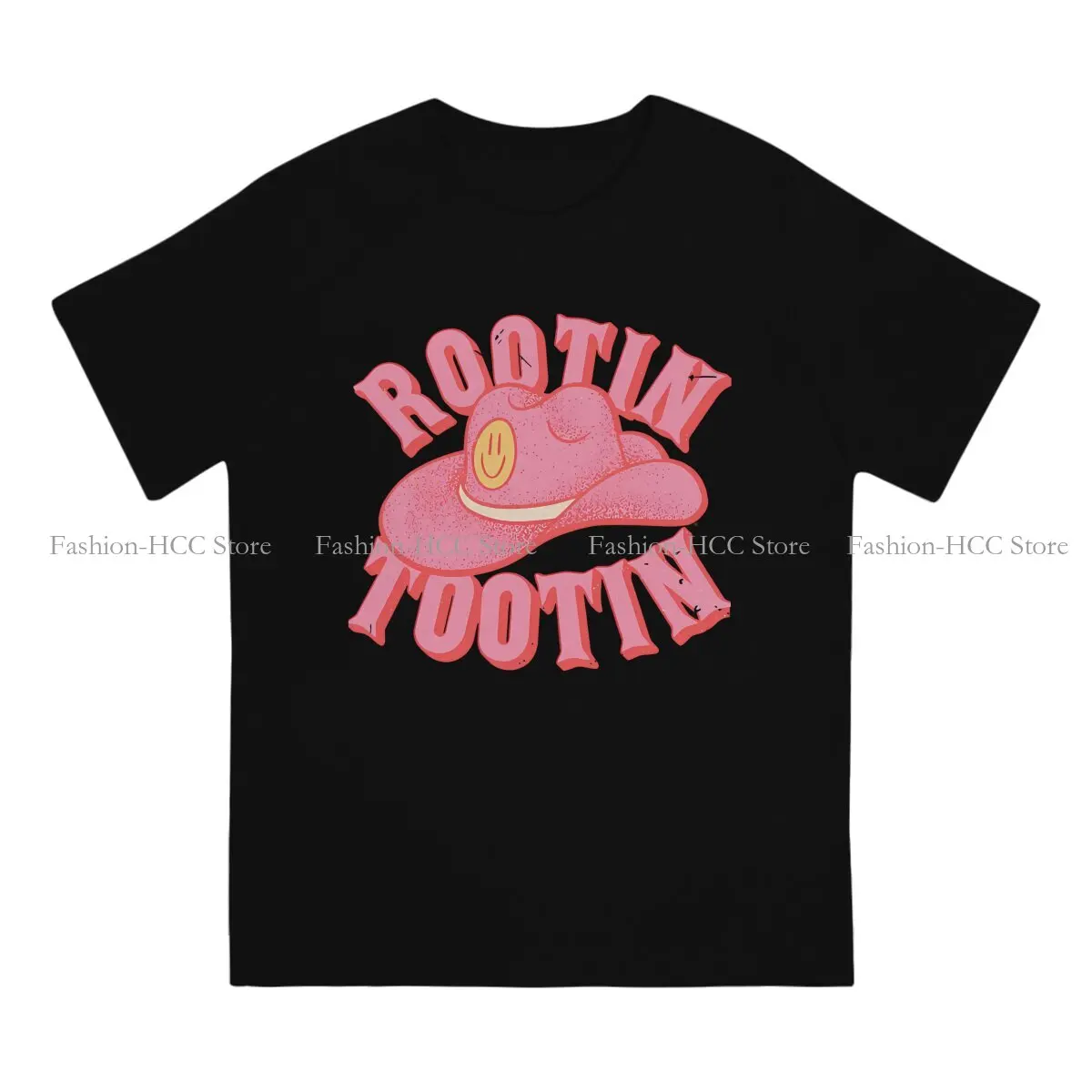 Rootin Tootin Original TShirts Pink Cowboy Cowgirl Rodeo Hat Preppy Aesthetic   HOWDY Personalize Homme T Shirt Funny 6XL