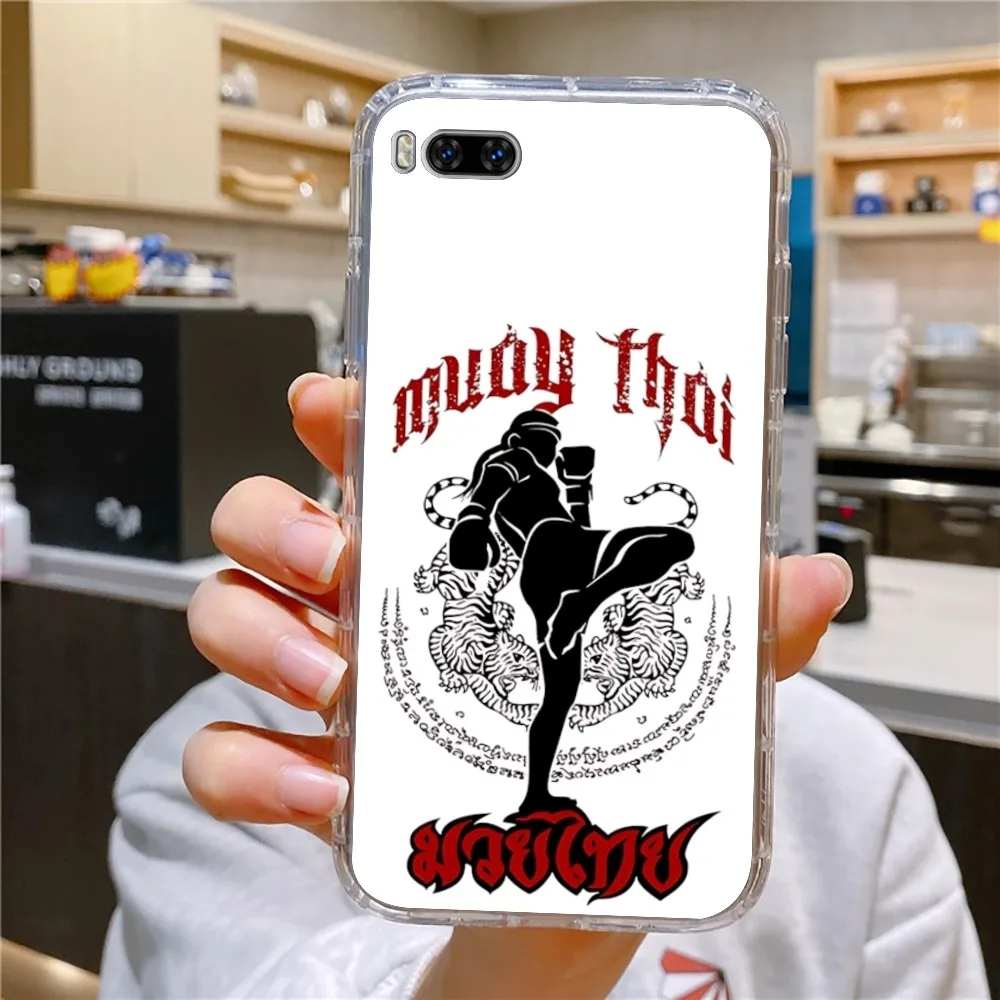 Muay Thai Fight Boxing Phone Case For Huawei Mate P10 P20 P30 P40 P50 Smart Z Honor 50 60 70 Pro Lite Transparent Case