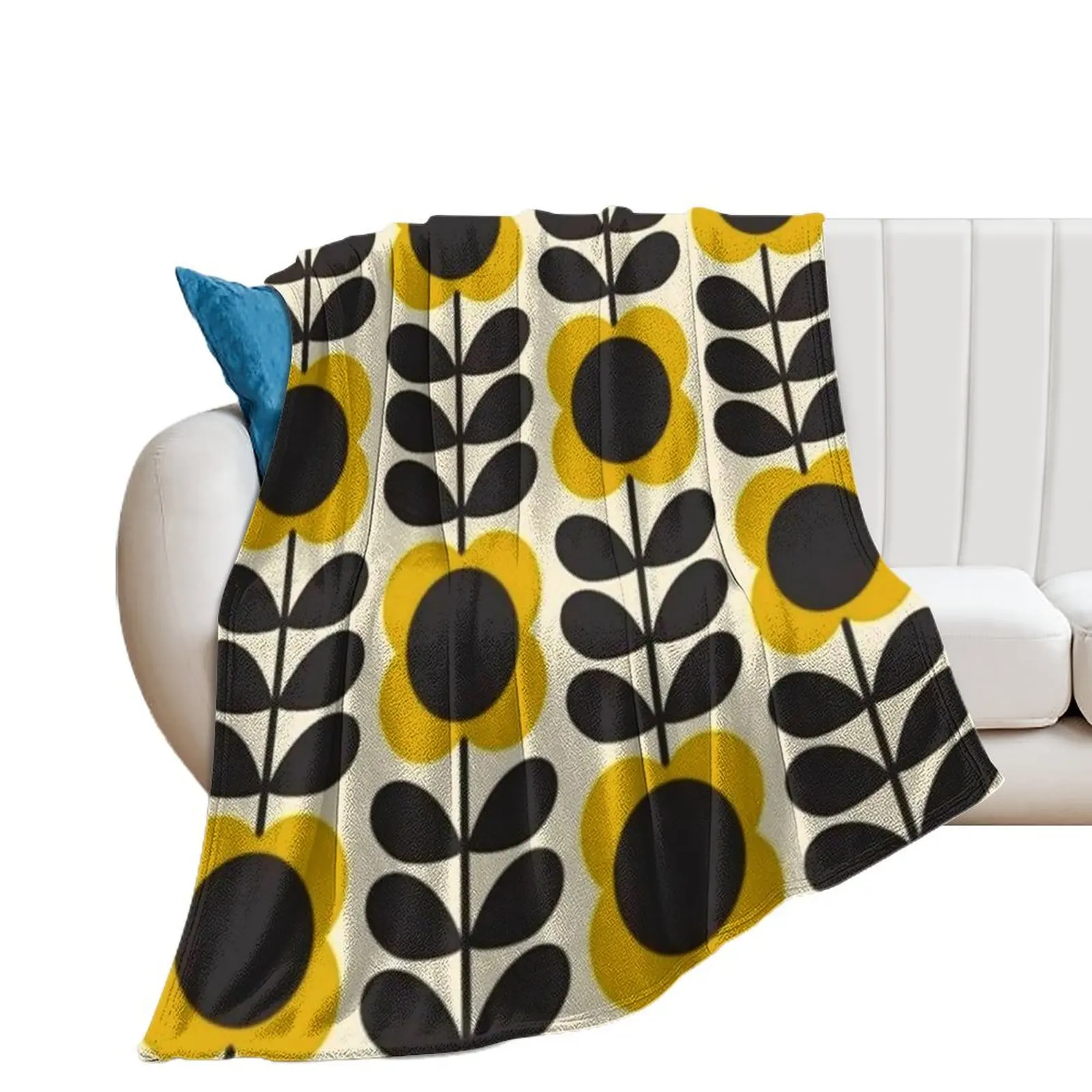 

orla kiely multi stem flowers,kiely pattern,orla kiely design Throw Blanket warm for winter Sofas Blankets