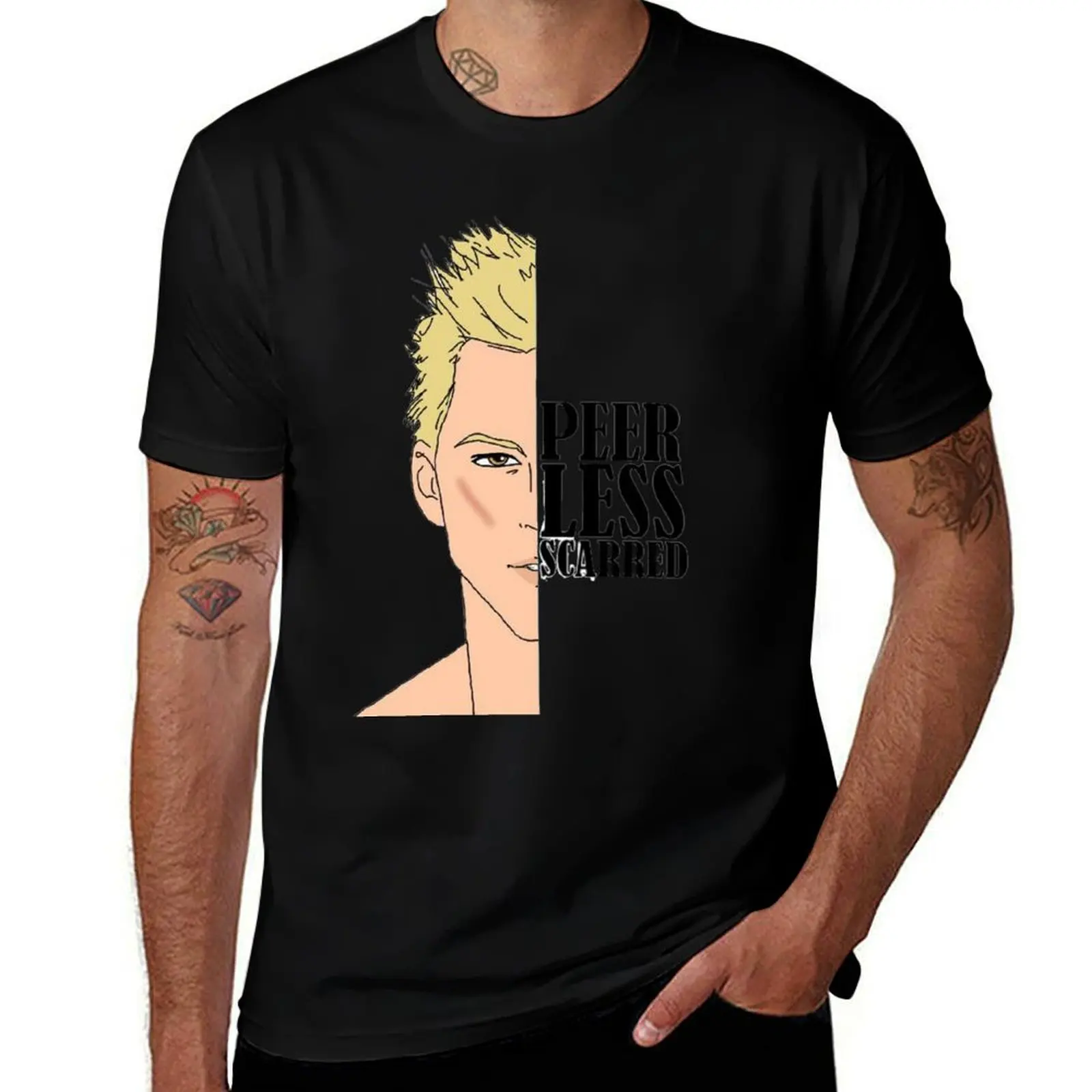 Peerless Scarred (Male) T-Shirt Trend Art Print T-Shirt